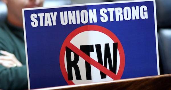 From The Economic Policy Institute: Wages ‘Are Lower In Right-To-Work (For Less) States As They Have Lower Unionization Rates & More Anti-Worker Policies’